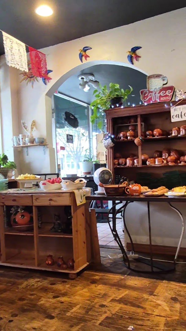 Buffet-style dining area with casual seating.