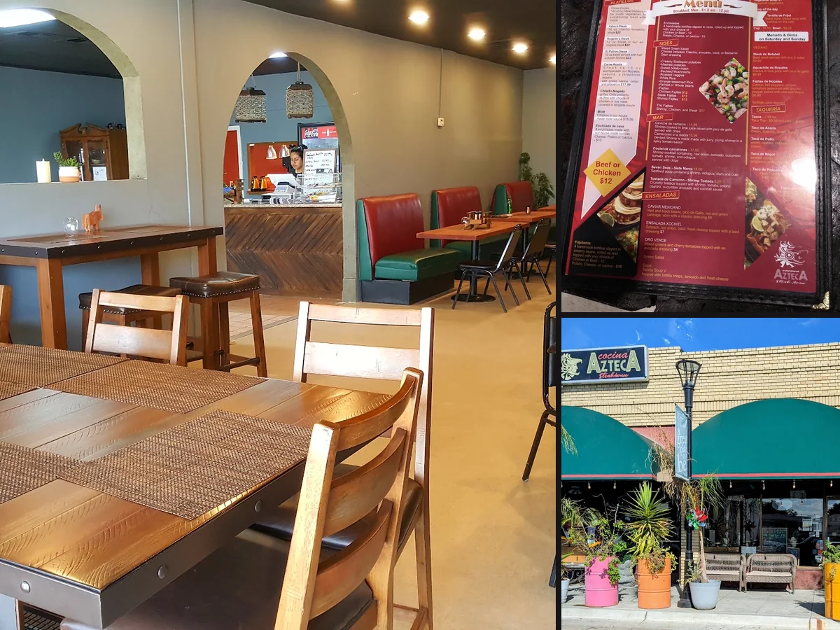 Dining room set for breakfast and lunch service.